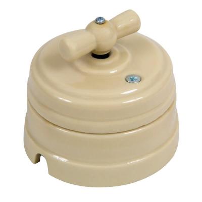 Выключатель ТМ МЕЗОНИНЪ 1 клавиша перекрестный слоновая кость GE70402-02