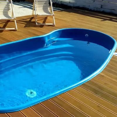 Пруд декоративный БАЙКАЛ Голубой 410*210*120 см