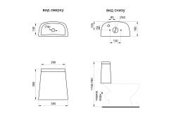 Унитаз-компакт SANTERI Прайм Стандарт 1P2054S0000BF