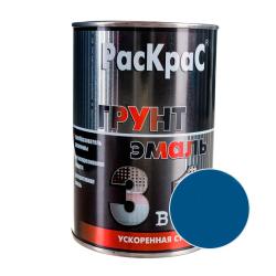 Грунт-эмаль РАСКРАС Синий 0,9 кг