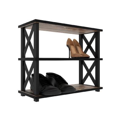 Обувница ЭВЕСТ Лофт 9005 Муар Намибия 750*300*490 мм