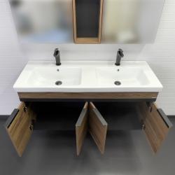 Тумба с раковиной COMFORTY Дуэт 125 