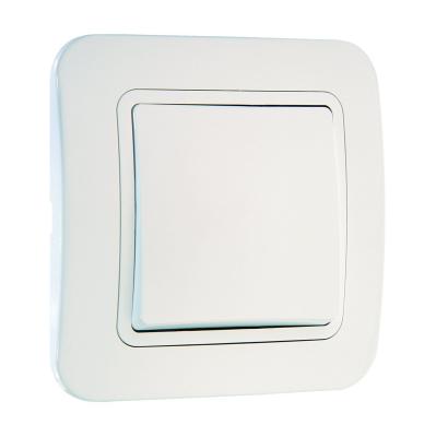 Выключатель MAKEL Lilium 1 клавиша проходной белый 70005