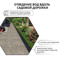 Лоток GIDROLICA Light с пластиковой решеткой 1000*115*55 мм 08097