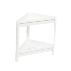 Этажерка VIKEA угловая 2-х ярусная (белая)/Violet/