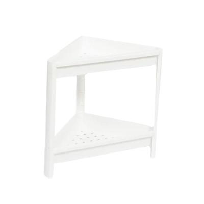 Этажерка VIKEA угловая 2-х ярусная (белая)/Violet/