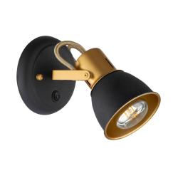 Спот ARTE LAMP Jovi A1677AP-1GO Золотистый, черный