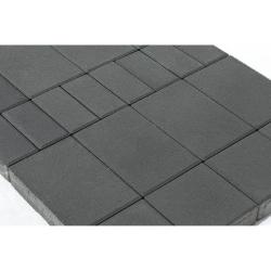 Плитка тротуарная BRAER Мозаика Серый