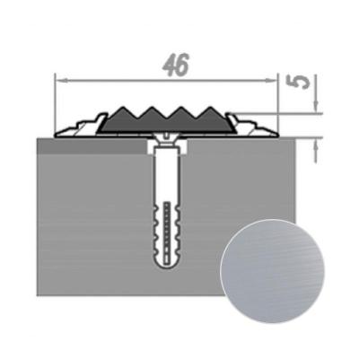 Профиль одноуровневый НОВОСЕЛ ПР61.2 Алюминий 1,33 м