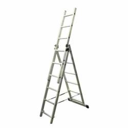 Лестница трехсекционная АЛЮМЕТ 11 ступеней