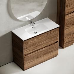 Тумба с раковиной SANCOS Libra Floor 100 дуб чарльстон 