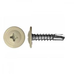 Саморез по металлу сверло RAL 1014 слоновая кость 4,2*16 мм