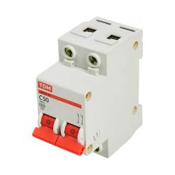 Автоматический выключатель TDM ВА47-63 2Р 50 А С 4,5 кА