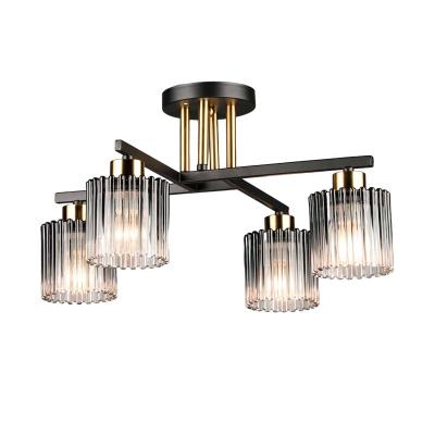 Люстра ЛАЙТ СФЕРА 6787/4 BK+COP Черный