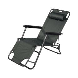 Кресло-шезлонг GREEN DAYS Черный 153*60*80 см