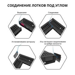 Лоток GIDROLICA Standart DN100 пластик 1000*146*120 мм