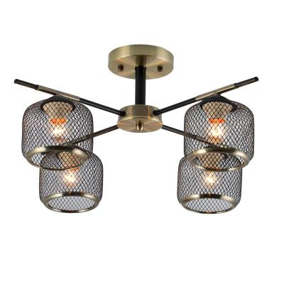 Люстра ЛАЙТ СФЕРА 07265/4 Bronze+black Бронза