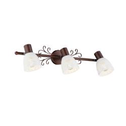 Спот ЛАЙТ СФЕРА В85703/3WA BKGD Белый, коричневый