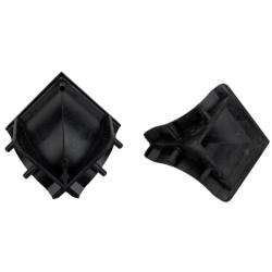 Комплект аксессуаров LB-15 Черный матовый 6051( 2 заглушки, 1 внеш., 1 вн. угол)