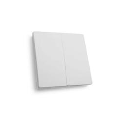 Выключатель беспроводной FERON 2 клавиши белый 41129