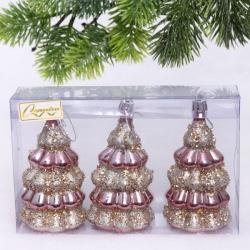 Набор елочных украшений СЕРПАНТИН Shine Magic tree 6*10,4 см