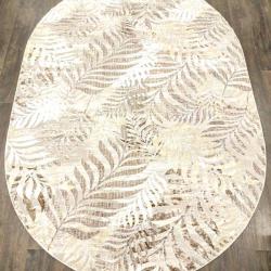 Ковер ОРИЕНТАЛЬ 4224А - CREAM - VIZON овал размер 1,2*1,8 м