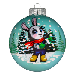 Шар КОЛОМЕЕВ Поющий зайчик 1 85 мм