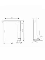 Смеситель для кухни ALFI GPA03-400B
