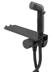 Гигиенический комплект ESKO Bangkok Black встраиваемый SMHBGB