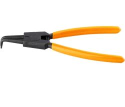 Съемник для внешних стопорных колец изогнутые губки 150 мм