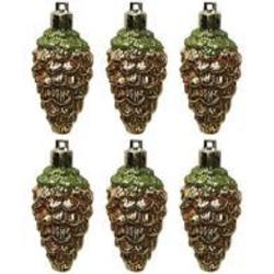 Набор елочных украшений ВОЛШЕБНАЯ СТРАНА Шишки золотой 6 см