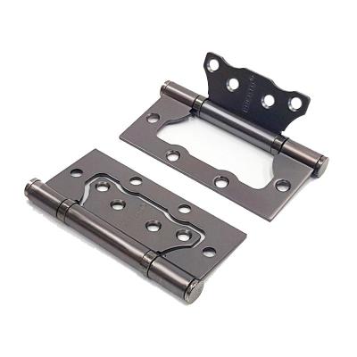 Петля накладная PUERTO IN100-2S FH MBN Никель черный матовый Петля накладная PUERTO IN100-2S FH MBN Никель черный матовый