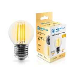 Лампа LED AMBRELLA Filament 11W/E27/2700К шар 451123