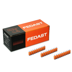 Гвозди 3.0*25 мм для монтажного пистолета с кованым наконечником (1000 шт) FEDAST