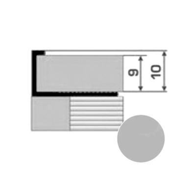 Профиль окантовочный ЛУКА ПК 01 Серебро люкс 01 л 2,7 м