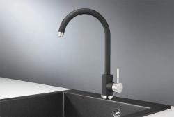 Смеситель для кухни GRANULA Черный ST-4031