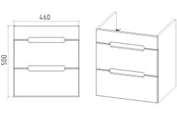 Тумба с раковиной VIANT Марсель 50