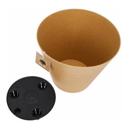 Горшок пластиковый ЛИВИНГРИН Эко Горчичный 5,2 л