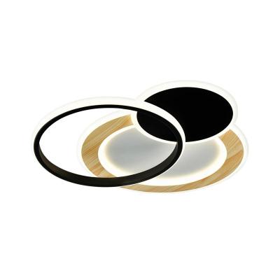 Люстра СОНЕКС Pine 7735/80L Дерево, черный