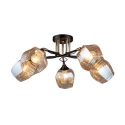 Люстра ЛАЙТ СФЕРА 3786/5 BK+FGD Черный