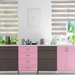 Рулонная штора АС МАРТ День-Ночь Вудэн Бежево-серый 61*160 см