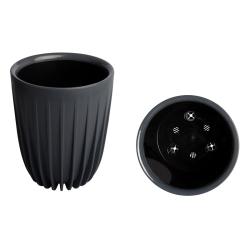 Горшок пластиковый ЛИВИНГРИН Сигма Антрацит 4,6 л