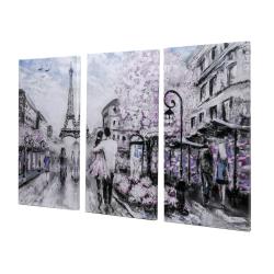 (АКЦИЯ) Модульная картина 99х65 см Дом (3 части: 65х33см; 65х33 см; 65х33см) 