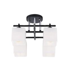 Люстра ЛАЙТ СФЕРА 467C/4 CR+BK+WT Черный