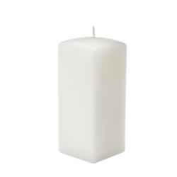Свеча квадрат. призма 60/60 бел. /Lumi/
