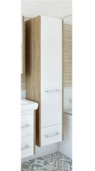 Пенал SANFLOR Ларго-2 R швейцарский вяз, белый 40*161,8 см