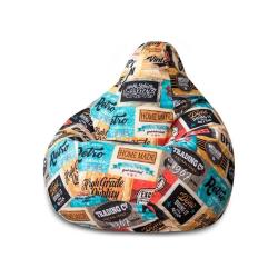 Кресло-мешок DREAMBAG Лейбл Бежевый 85*125 см