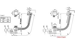 Сифон для ванны RAVAK X01505