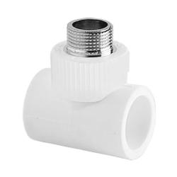 Тройник ПП TEBO полипропилен комбинированный 25 мм 1/2" НР