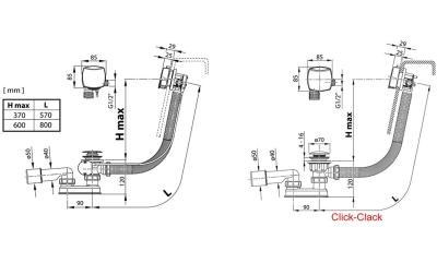 Сифон для ванны RAVAK X01505